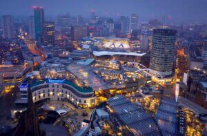 Birmingham,,Uk,-,2019:,Birmingham,Uk,City,Centre,At,Dawn
